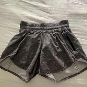 Grey Lululemon shorts
